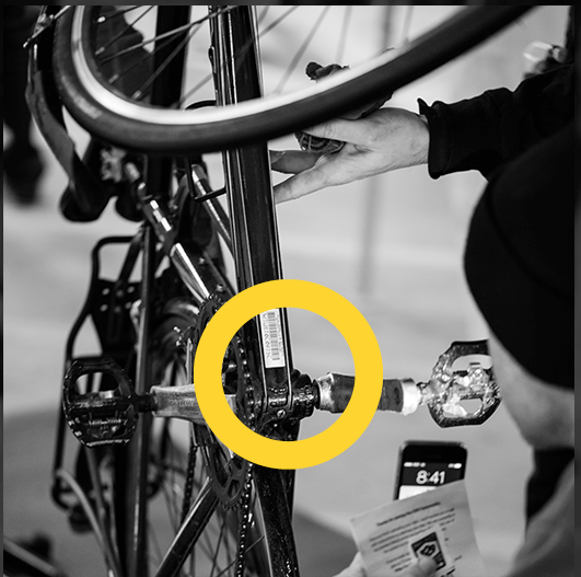 bike serial number location